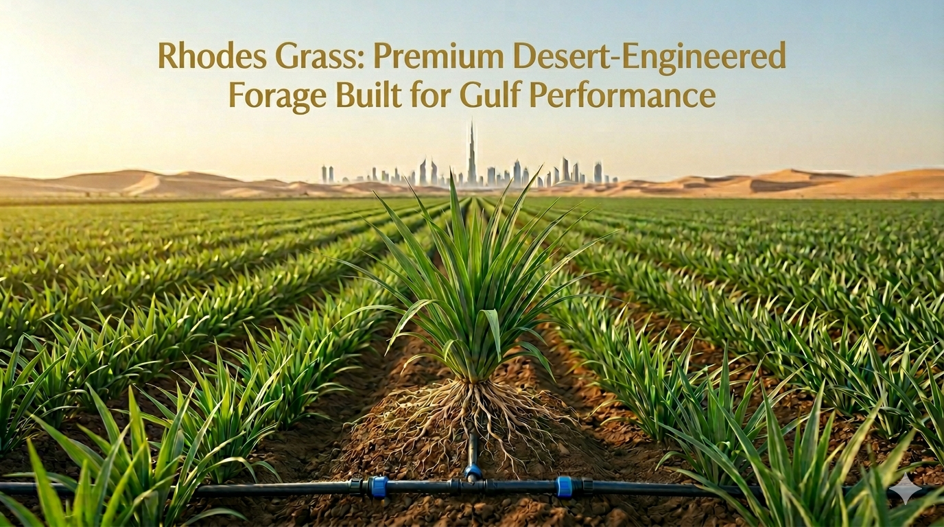 Rhodes Grass: Premium Desert-Engineered Forage Built for Gulf Performance