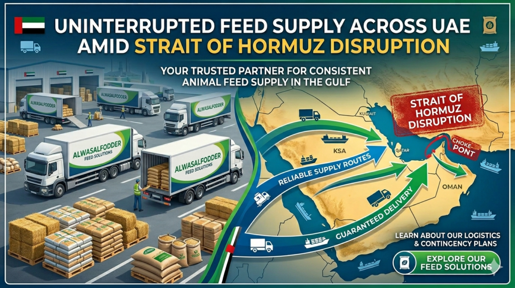 Uninterrupted Feed Supply Across UAE Amid Strait of Hormuz Disruption - Al Wasal Fodder UAE