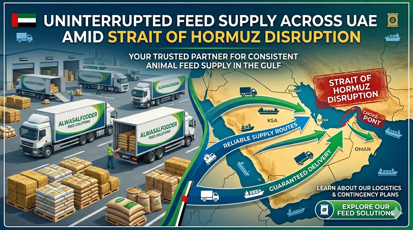 Uninterrupted Feed Supply Across UAE Amid Strait of Hormuz Disruption - Al Wasal Fodder UAE